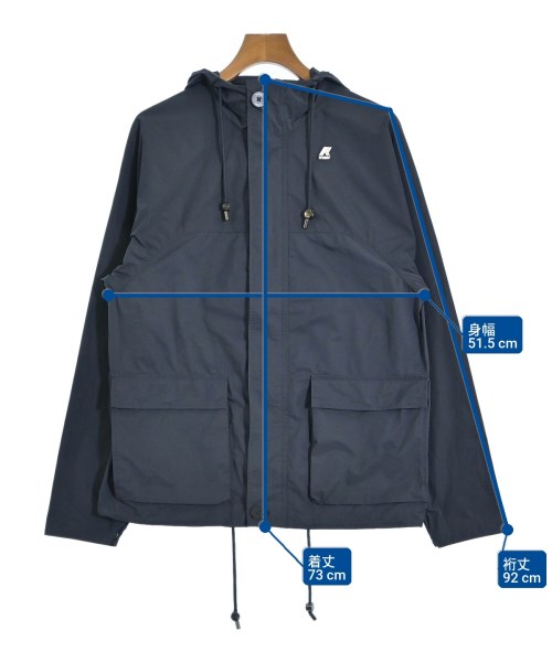 K-WAY（ケーウェイ）マウンテンパーカー 紺 サイズ:M メンズ/2200641742040