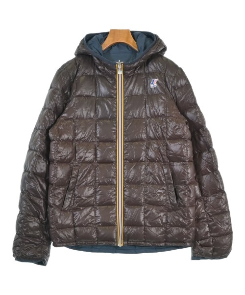 K-WAY(ケーウェイ)ダウンジャケット/ダウンベスト 茶 サイズ:L/2200671706012