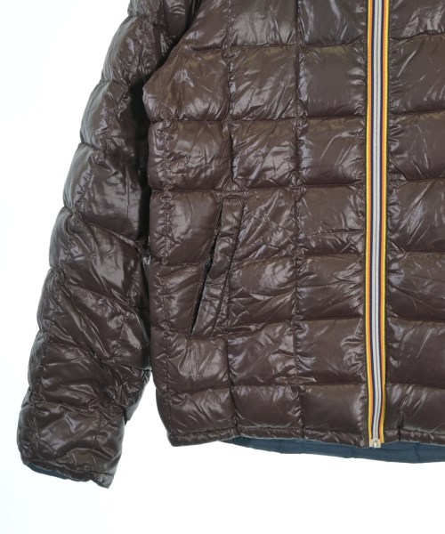 K-WAY（ケーウェイ）ダウンジャケット/ダウンベスト 茶 サイズ:L メンズ/2200671706012