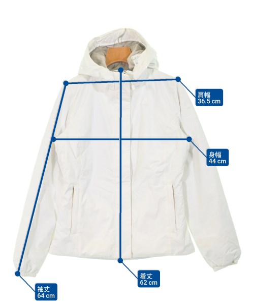 K-WAY（ケーウェイ）ダウンジャケット/ダウンベスト 白 サイズ:8(S位) レディース/2200671650025
