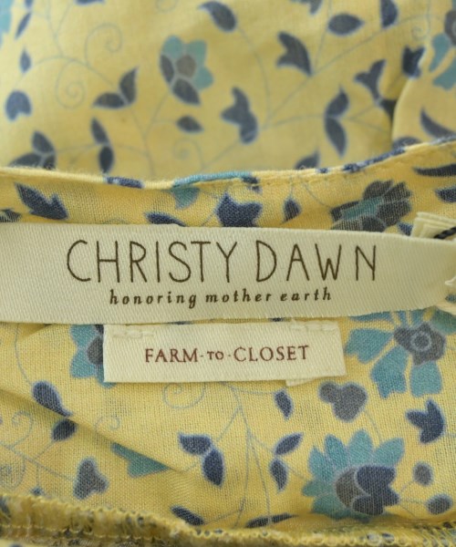 Christy Dawn（クリスティードウン）ワンピース 黄 サイズ:XS レディース/2200631204466