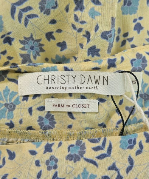 Christy Dawn（クリスティードウン）ワンピース 黄 サイズ:XS レディース/2200631233077