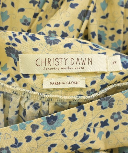 Christy Dawn（クリスティードウン）ワンピース 黄 サイズ:XS レディース/2200676089059