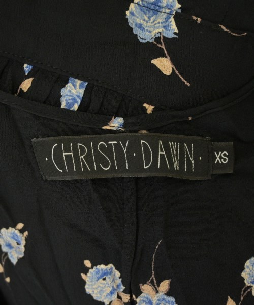 Christy Dawn（クリスティードウン）シャツワンピース 黒 サイズ:XS レディース/2200705014182