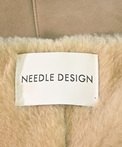 NEEDLE DESIGN（ニードルデザイン）ムートンコート ベージュ サイズ:38(S位) レディース/2200609650141