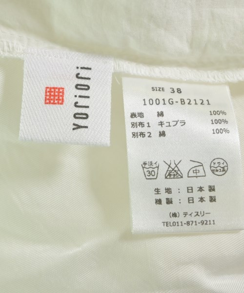 Yoriori（ヨリオリ）カジュアルシャツ 白 サイズ:38(M位) レディース/2200615352251