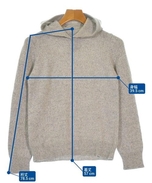 THIBAULT VAN DER STRAETE（ティボーヴァンダルストラット）ニット・セーター グレー サイズ:XS メンズ/2200661554036