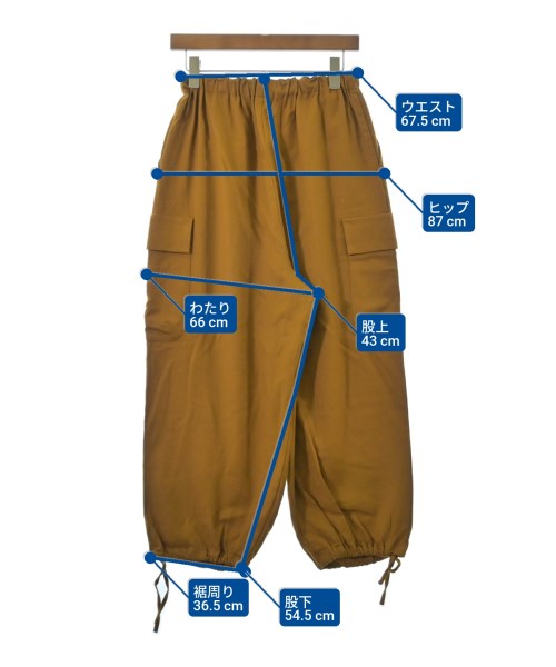 LAITERIE（レイトリー）カーゴパンツ 茶 サイズ:-(M位) レディース/2200670097418