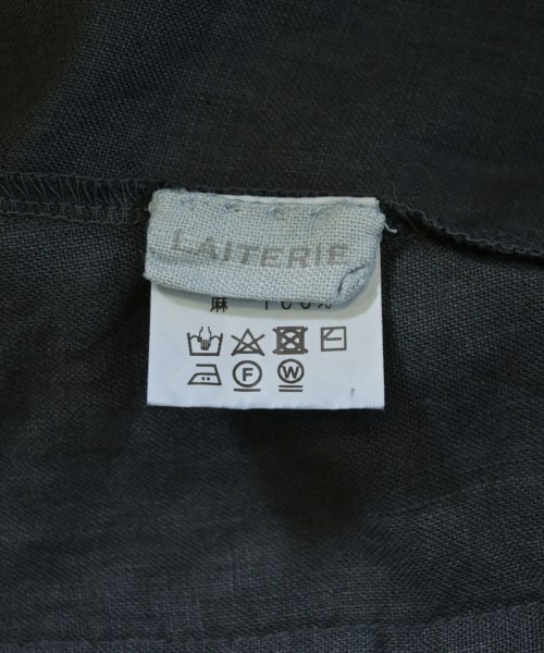 LAITERIE（レイトリー）ノーカラージャケット 紺 サイズ:F レディース/2200709221050