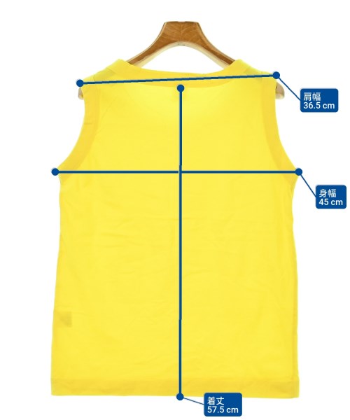 LAITERIE（レイトリー）タンクトップ 黄 サイズ:38(M位) レディース/2200659949035