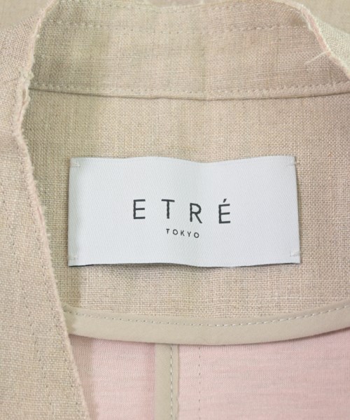 ETRE TOKYO（エトレトウキョウ）ジャケット ベージュ サイズ:S レディース/2200610960024