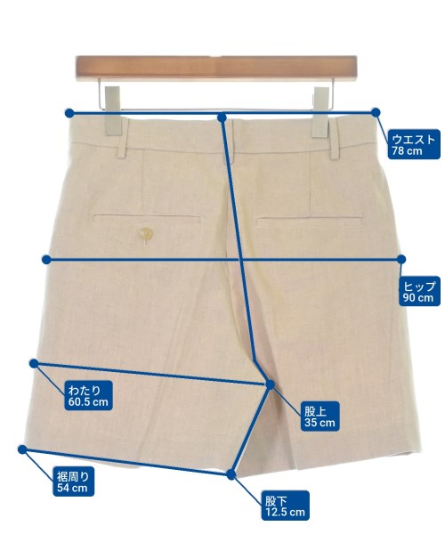 ETRE TOKYO（エトレトウキョウ）ショートパンツ ベージュ サイズ:M レディース/2200610960031