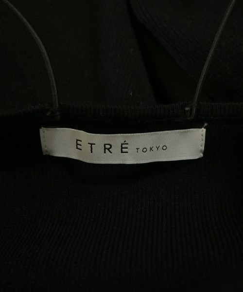 ETRE TOKYO（エトレトウキョウ）ベスト/ノースリーブ 黒 サイズ:F レディース/2200622875040