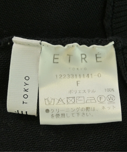 ETRE TOKYO（エトレトウキョウ）ニット・セーター 黒 サイズ:F レディース/2200613831123