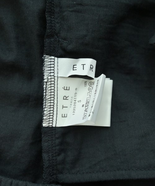 ETRE TOKYO（エトレトウキョウ）カジュアルシャツ 黒 サイズ:S レディース/2200667555044