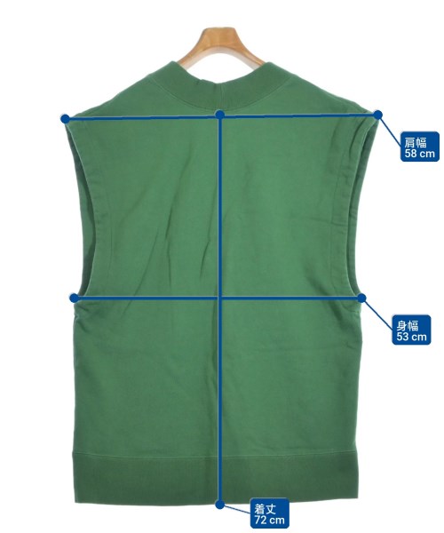 ETRE TOKYO（エトレトウキョウ）ノースリーブ 緑 サイズ:F レディース/2200677901305