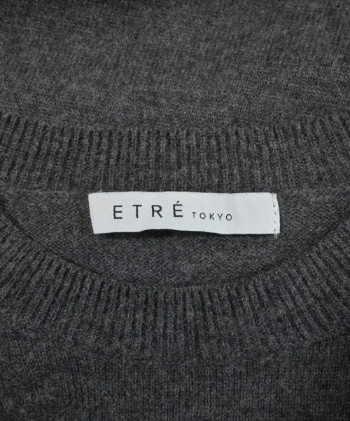 ETRE TOKYO（エトレトウキョウ）ニット・セーター グレー サイズ:F レディース/2200677753164