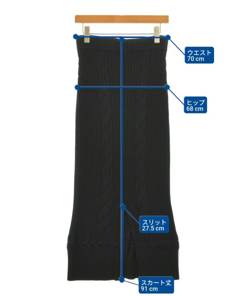 ETRE TOKYO（エトレトウキョウ）ロング・マキシ丈スカート 黒 サイズ:-(M位) レディース/2200698862029