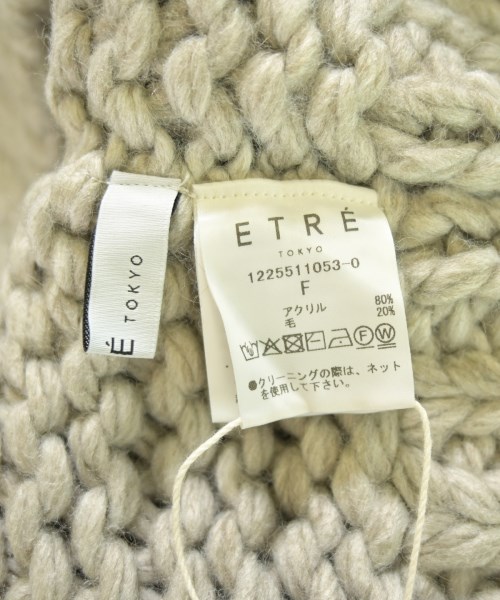 ETRE TOKYO（エトレトウキョウ）ニット・セーター ベージュ サイズ:F レディース/2200709960331