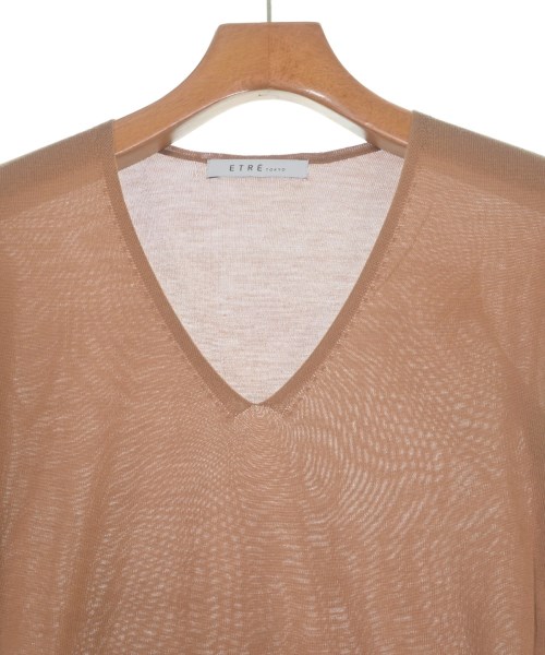 ETRE TOKYO（エトレトウキョウ）ニット・セーター 茶 サイズ:F レディース/2200646205106