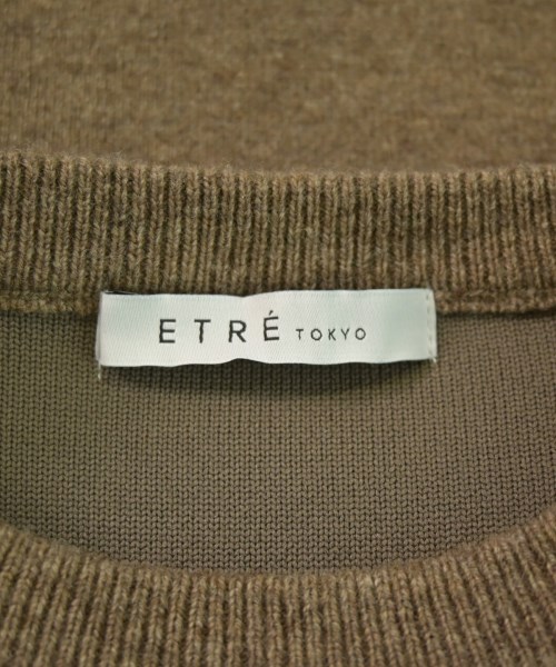 ETRE TOKYO（エトレトウキョウ）ニット・セーター 茶 サイズ:F レディース/2200649902019