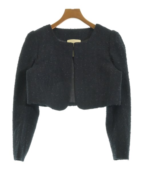 ETRE TOKYO(エトレトウキョウ)ノーカラージャケット 紺 サイズ:M/2200645200027