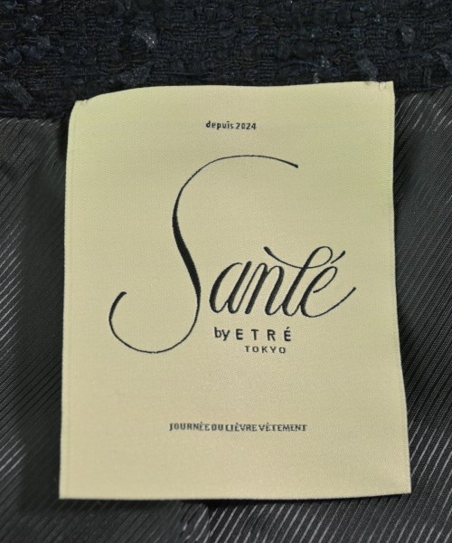 ETRE TOKYO（エトレトウキョウ）ノーカラージャケット 紺 サイズ:M レディース/2200645200027