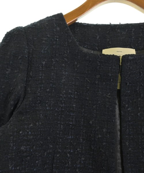 ETRE TOKYO（エトレトウキョウ）ノーカラージャケット 紺 サイズ:M レディース/2200645200027