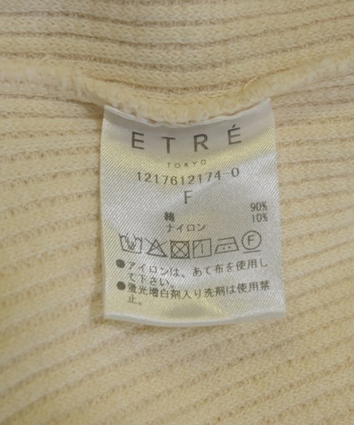 ETRE TOKYO（エトレトウキョウ）Tシャツ・カットソー 白 サイズ:F レディース/2200701264017