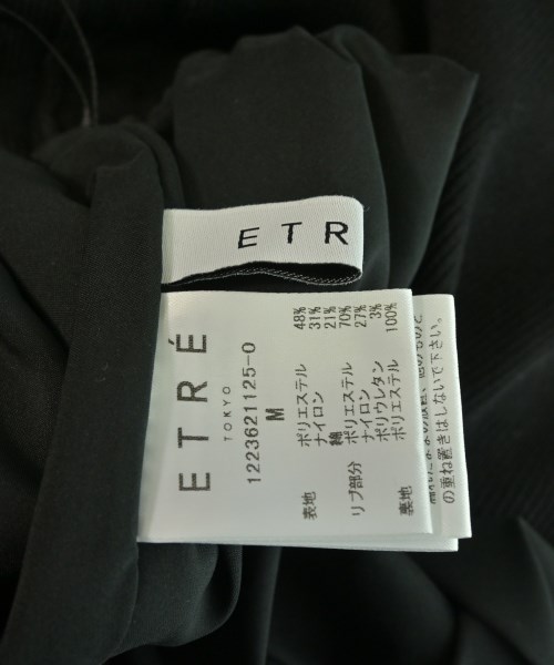 ETRE TOKYO（エトレトウキョウ）ワンピース 黒 サイズ:M レディース/2200722225493