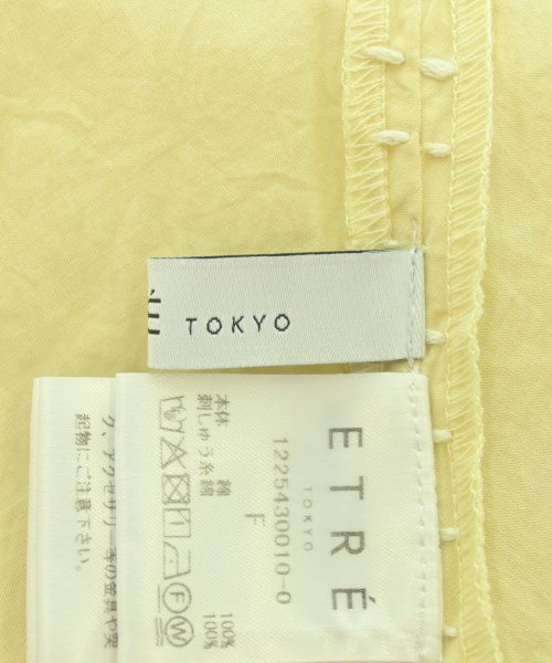 ETRE TOKYO（エトレトウキョウ）ワンピース 黄 サイズ:F レディース/2200722225509