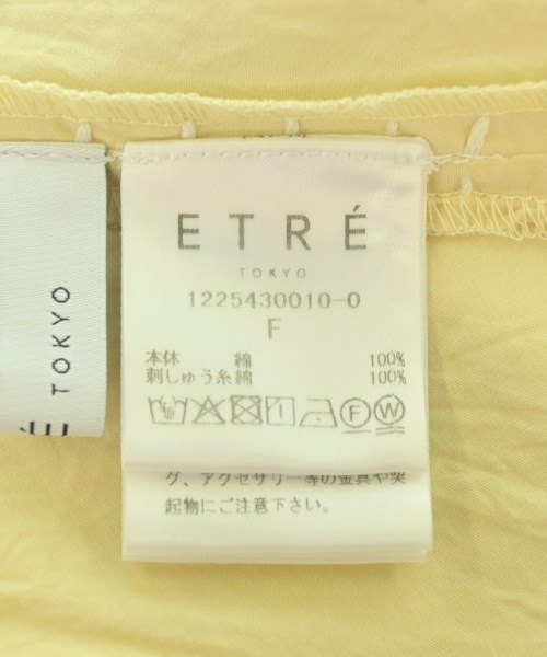 ETRE TOKYO（エトレトウキョウ）ワンピース 黄 サイズ:F レディース/2200722225509