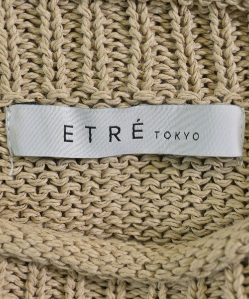 ETRE TOKYO（エトレトウキョウ）ニット・セーター ベージュ サイズ:F レディース/2200722225530