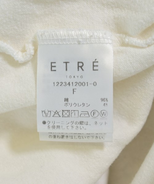 ETRE TOKYO（エトレトウキョウ）ノースリーブ 白 サイズ:F レディース/2200722225608