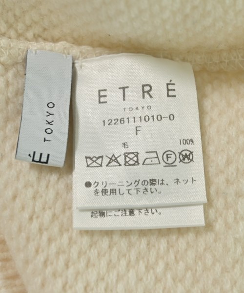 ETRE TOKYO（エトレトウキョウ）ニット・セーター 白 サイズ:F レディース/2200723536048