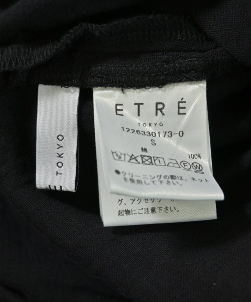 ETRE TOKYO（エトレトウキョウ）オールインワン/サロペット 黒 サイズ:S レディース/2200723536109