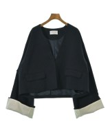 ETRE TOKYO（エトレトウキョウ）ノーカラージャケット 紺 サイズ:S レディース/2200684418025