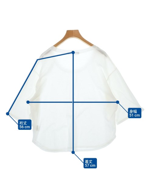 ETRE TOKYO（エトレトウキョウ）Tシャツ・カットソー 白 サイズ:F レディース/2200686093176