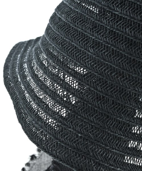 La Maison de Lyllis（ラメゾンドリリス）ストローハット 黒 サイズ:F レディース/2200636835078