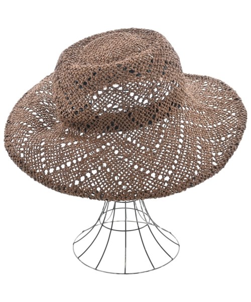 La Maison de Lyllis（ラメゾンドリリス）ストローハット 茶 サイズ:- レディース/2200621209044