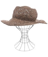 La Maison de Lyllis（ラメゾンドリリス）ストローハット 茶 サイズ:- レディース/2200621209044