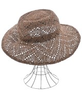 La Maison de Lyllis（ラメゾンドリリス）ストローハット 茶 サイズ:- レディース/2200621209044