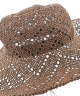 La Maison de Lyllis（ラメゾンドリリス）ストローハット 茶 サイズ:- レディース/2200621209044