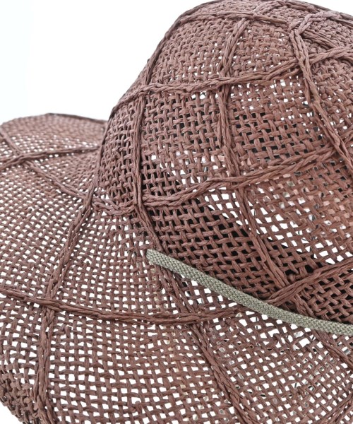 La Maison de Lyllis（ラメゾンドリリス）ハット 茶 サイズ:57cm レディース/2200612325180