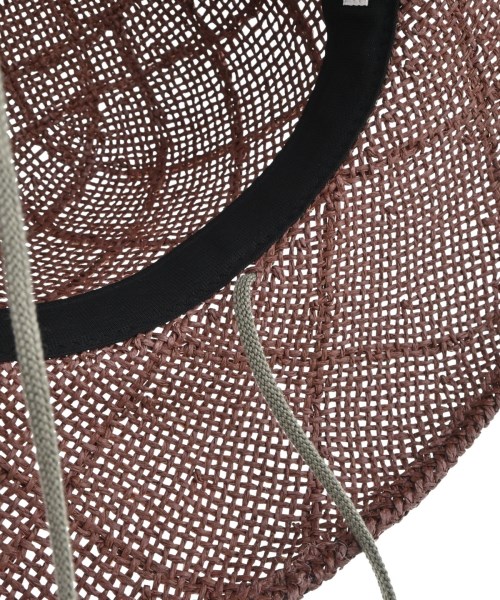 La Maison de Lyllis（ラメゾンドリリス）ハット 茶 サイズ:57cm レディース/2200612325180