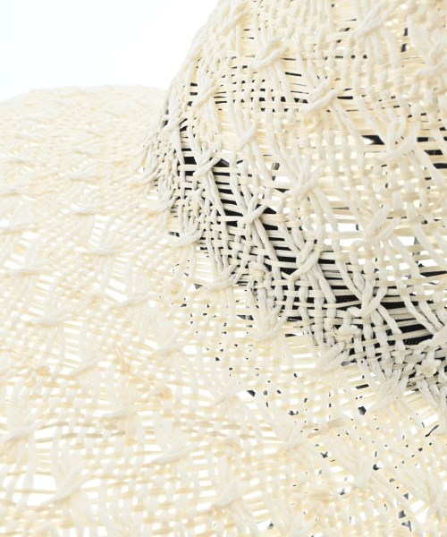 La Maison de Lyllis（ラメゾンドリリス）ハット 白 サイズ:57 レディース/2200618808076