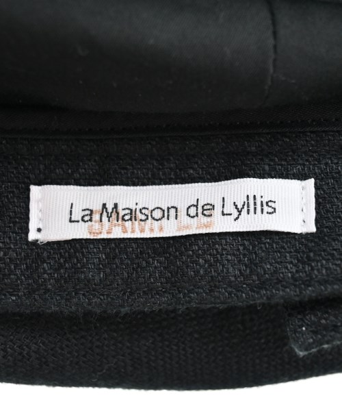 La Maison de Lyllis（ラメゾンドリリス）ハンチング・ベレー帽 黒 サイズ:- レディース/2200604113085