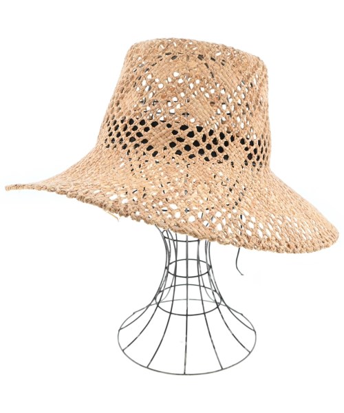 La Maison de Lyllis(ラメゾンドリリス)ストローハット ベージュ サイズ:57cm/2200669766035