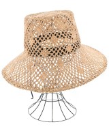 La Maison de Lyllis（ラメゾンドリリス）ストローハット ベージュ サイズ:57cm レディース/2200669766035