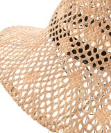 La Maison de Lyllis（ラメゾンドリリス）ストローハット ベージュ サイズ:57cm レディース/2200669766035